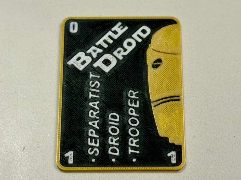 Star Wars Unlimited Battle Droid Token