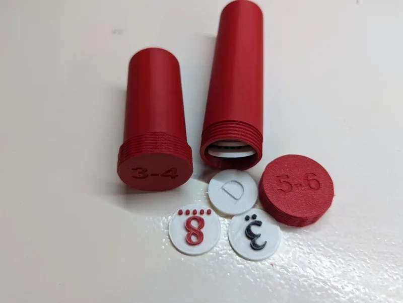 Catan number token holder