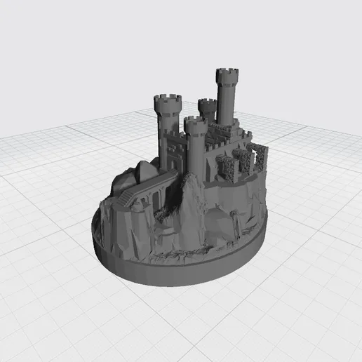 Dark Guldur Orc stronghold, compatible with War of the Ring board game