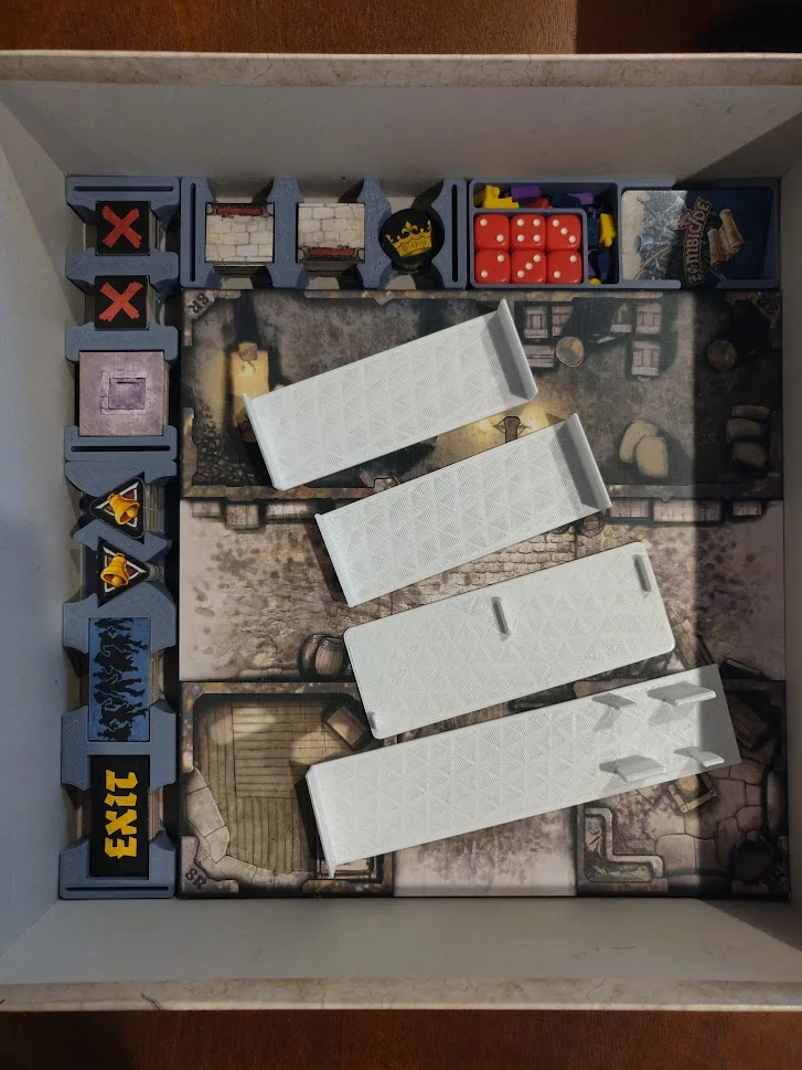 Zombicide Black Plague Box Bottom Organization
