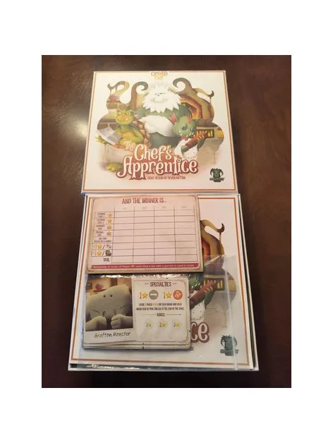 Cryptid Cafe: The Chef's Apprentice board game insert