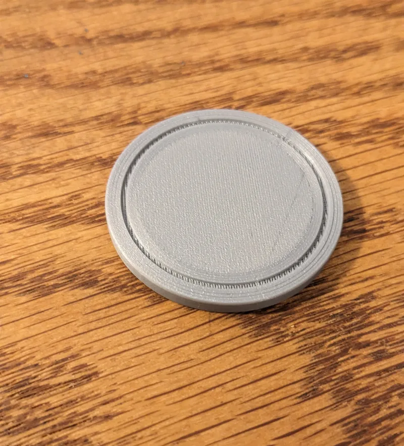 Simple Poker Chip (regulation sized)