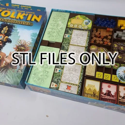 Tzolk'in & expansion insert / box organizer with individual player trays