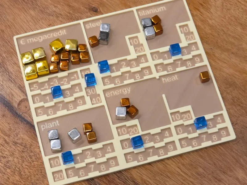 Terraforming Mars Player Dashboard - Compact Mini