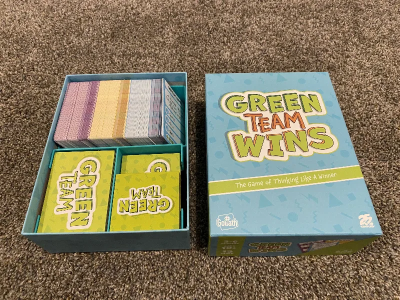Green Team Wins Board Game Organizer