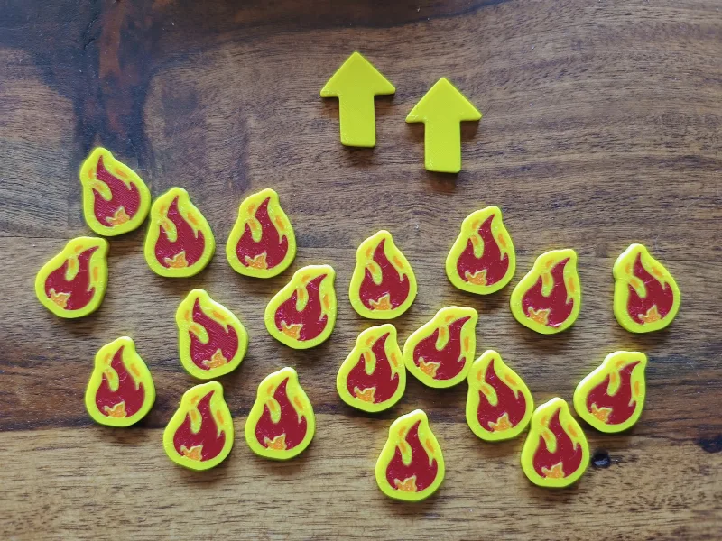 Living Forest Duel Tokens (Board Game)