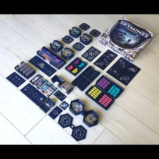 Skymines organizers, full set