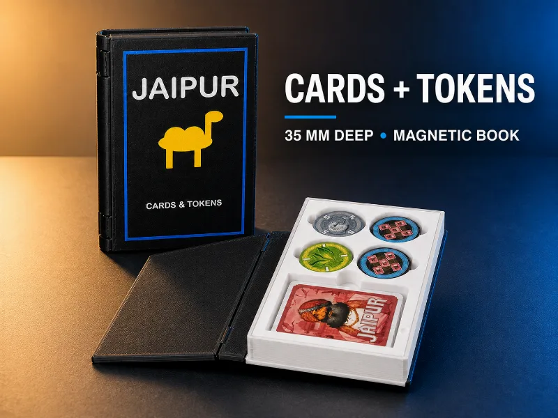 Jaipur Book - Deep Card & Token Storage Book