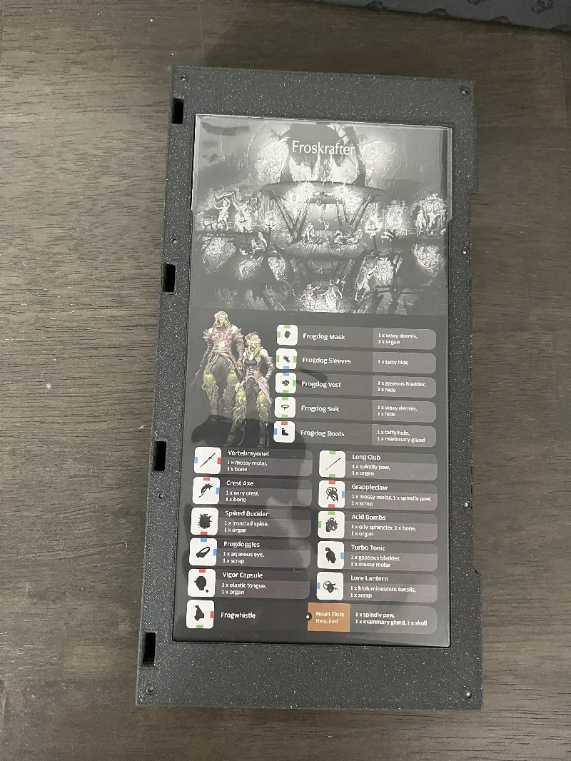 Kingdom Death: Monster - Location / Gear Cards Storage