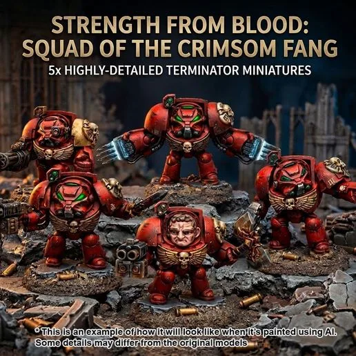 Space Hulk Chibi Terminator Squad