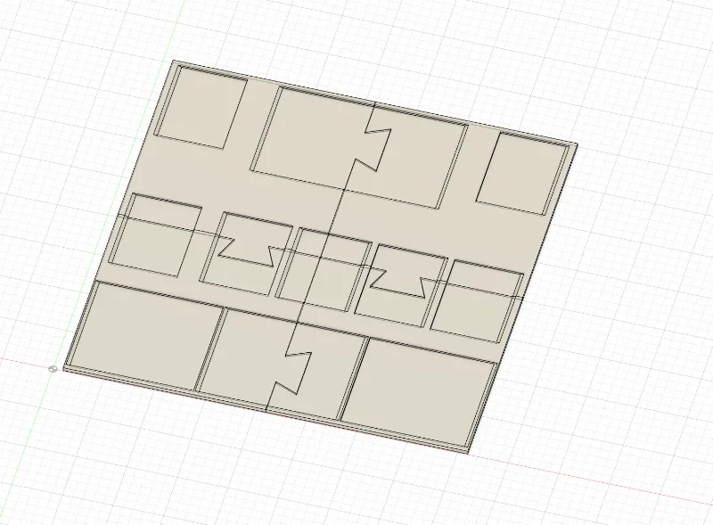 Warps Edge Game board