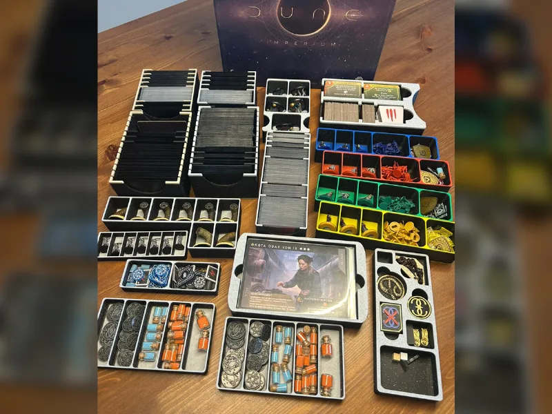 Dune: Imperium Deluxe Box Insert (Fits Everything)
