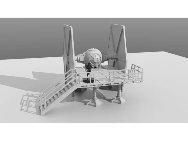 TIE landing platform - Legion scale