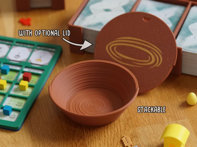 Token Tray Basket / Bird Nest for e.g. Wingspan