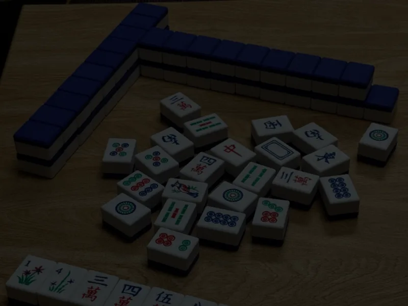 Chinese Mahjong - COMPLETE TILESET