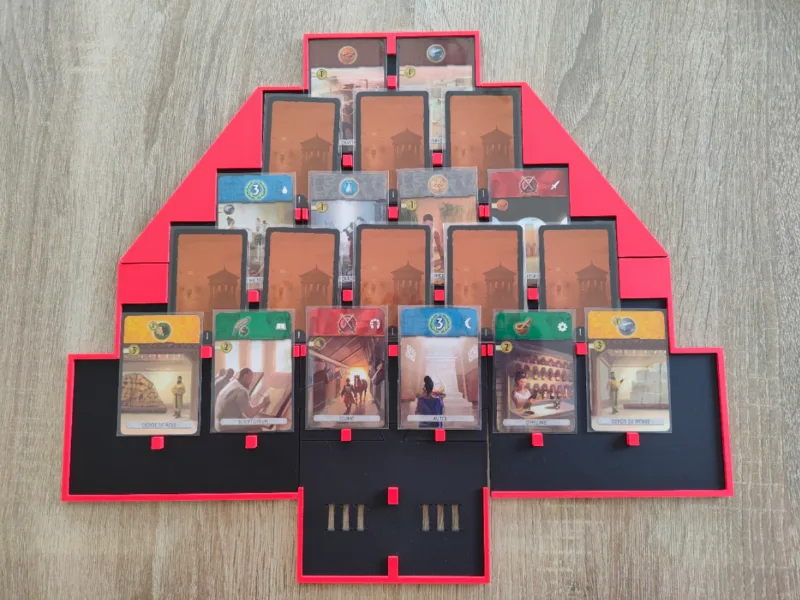 7 Wonders Duel card holder tray