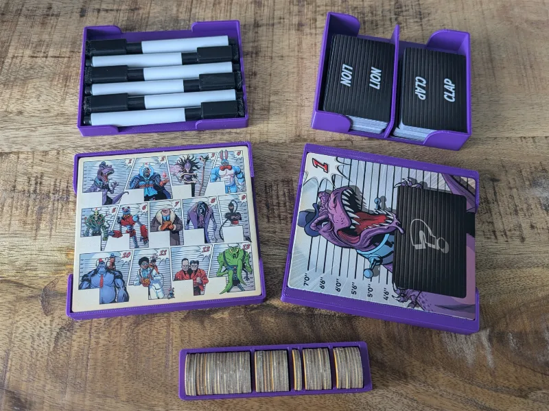 Alibis Game Insert / Organiser