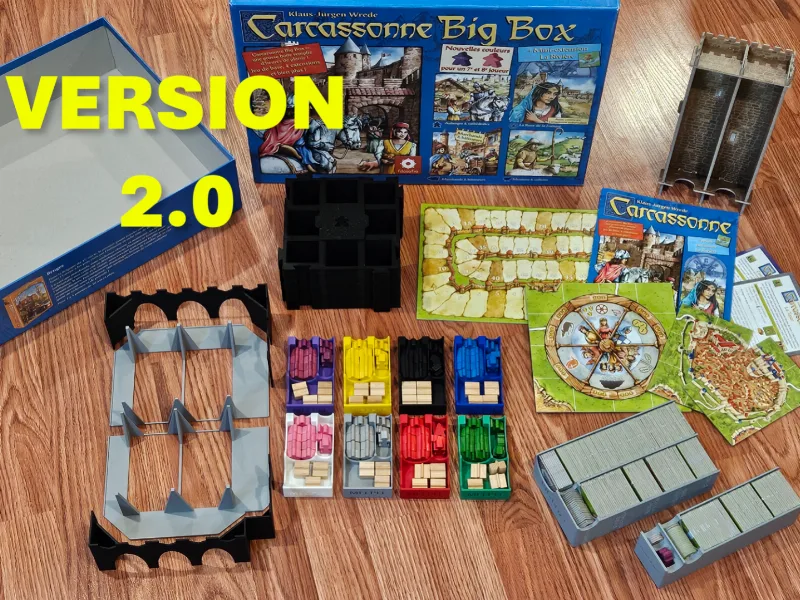 Xerses - Carcassonne Big Box 5 + Expansions Insert
