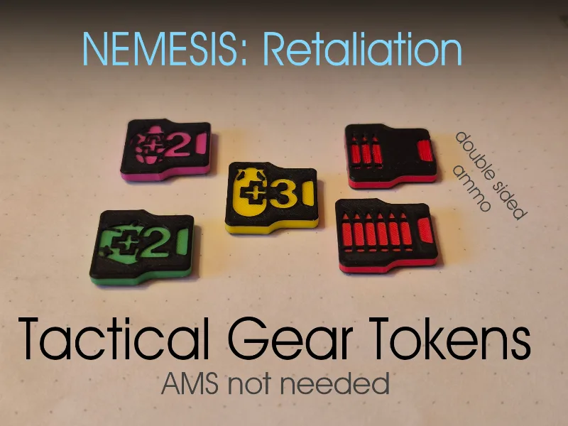 Nemesis Retaliation Tactical Gear Tokens