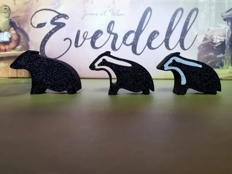 BADGER MEEPLES FOR EVERDELL