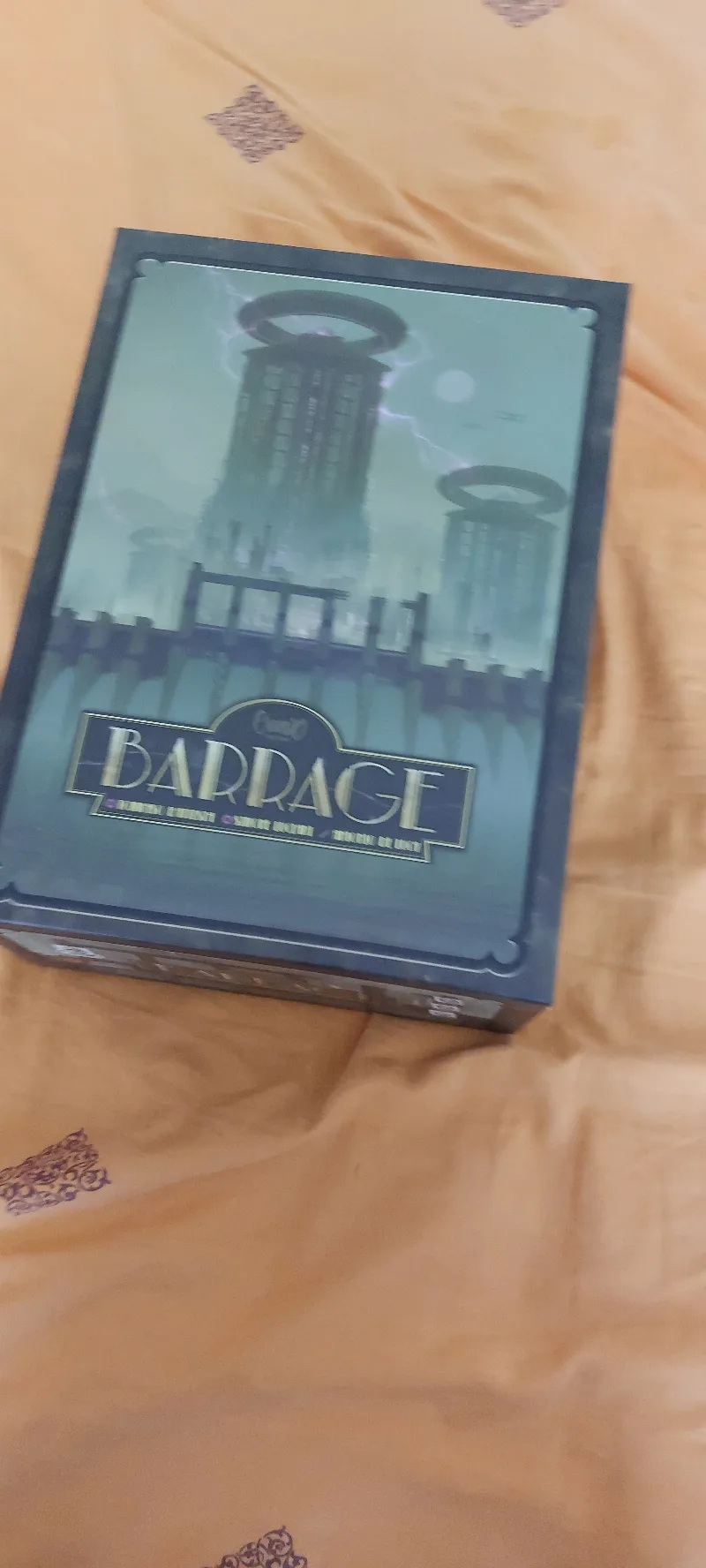 Barrage board game insert with all extensions