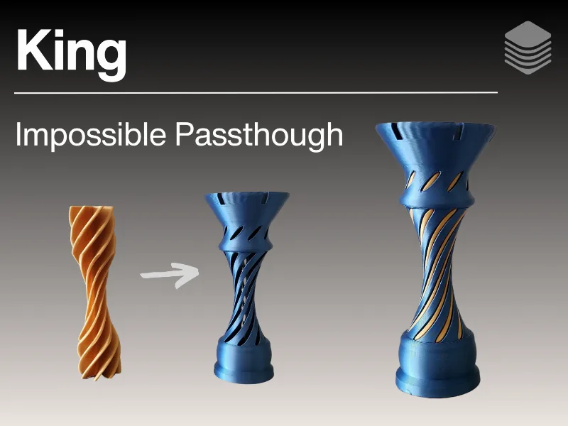 King Chess Piece Impossible Passthrough