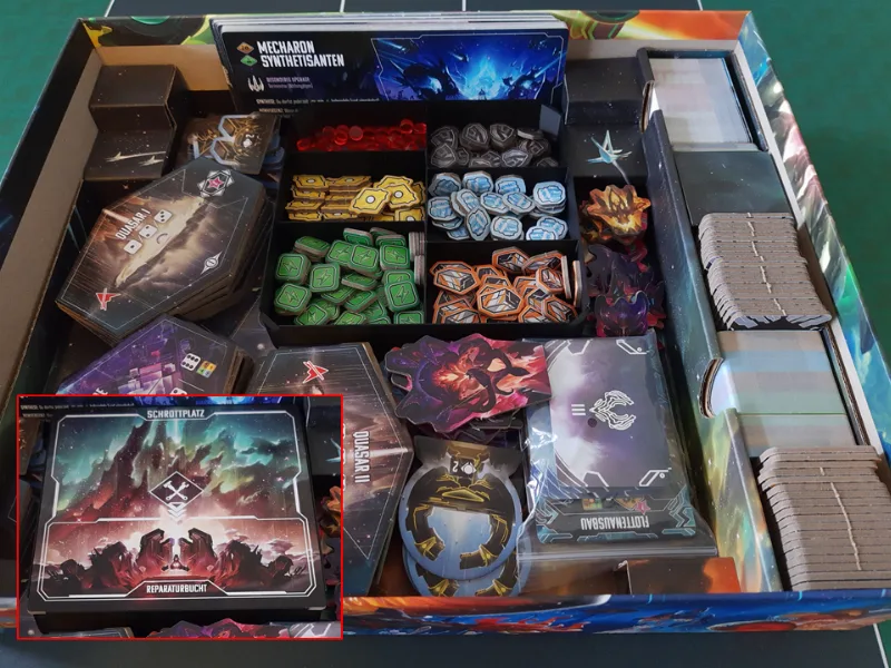 Resources tray for Andromedas Edge