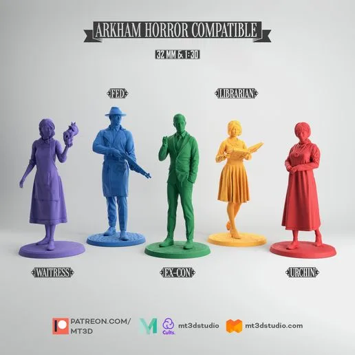 Investigator Pack 01 - Arkham Horror compatible