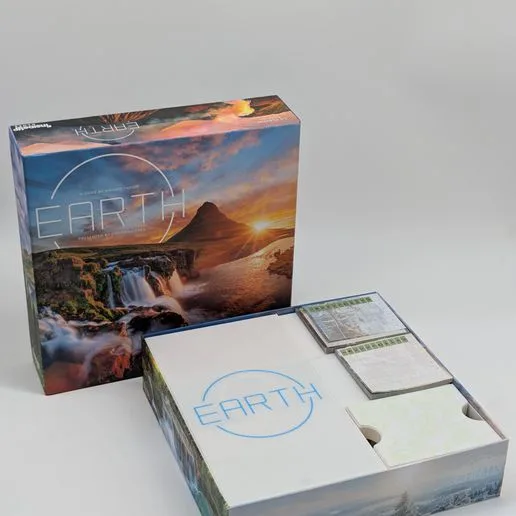 Earth Board Game Organizer Insert | Fits Base Game + All Expansions