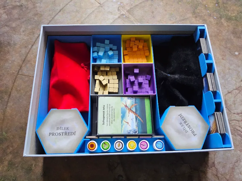 Dominant Species Board Game Box Insert Organizer