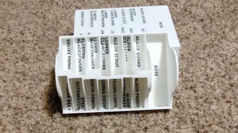 Frosthaven Monster Organizers With Names