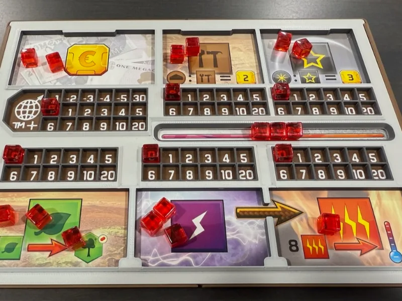 Terraforming Mars Colorized Player Mat