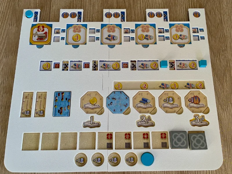 Barcelona Boardgame Playerboard Overlay