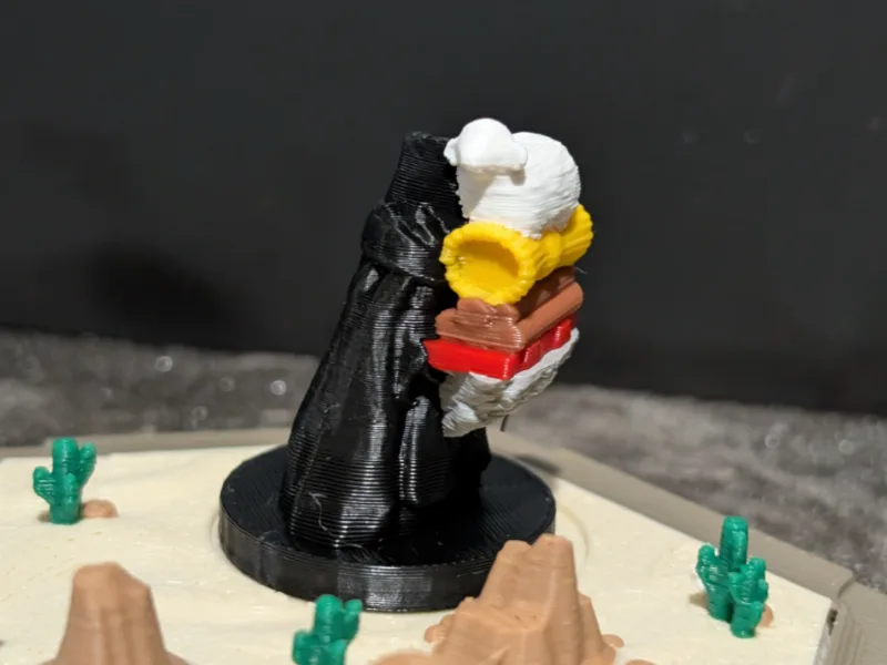 multi-color bandit/robber for Catan board game