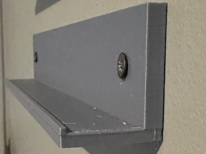 Wall-Mounted Coin & Poker Chip Display Shelf 