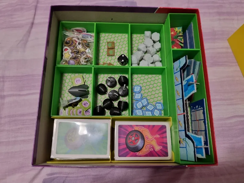 Rush & bash board game insert
