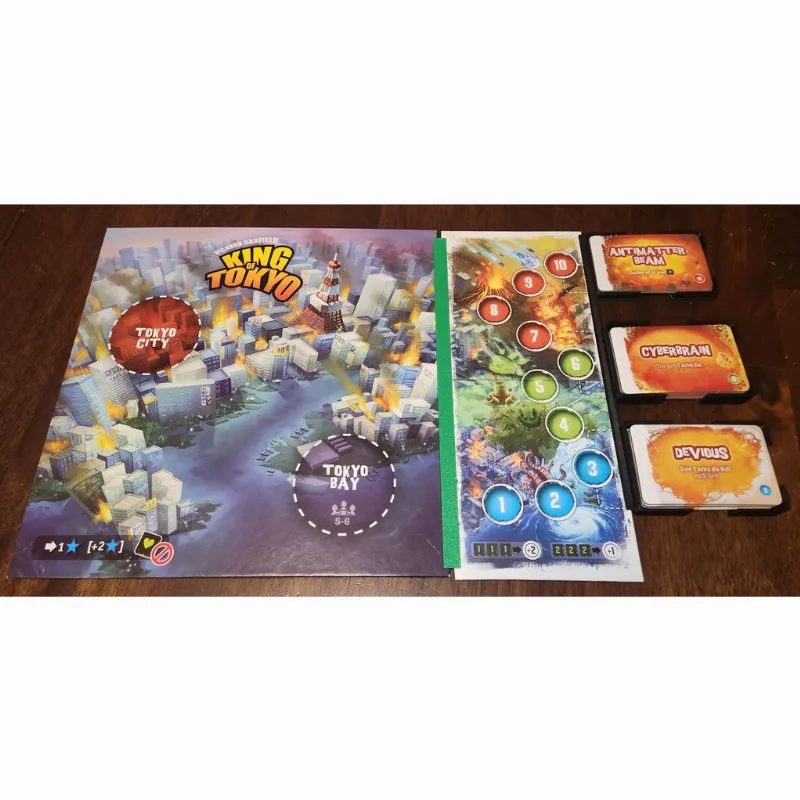 King of Tokyo: Even More Wicked board organizer