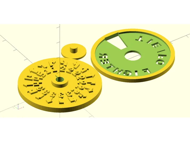 Customizable Maneuver Dial for X-Wing V2.2