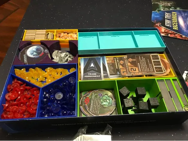 Star Trek Ascendancy Organizer - All Expansions up to Andorian &amp; Vulcans