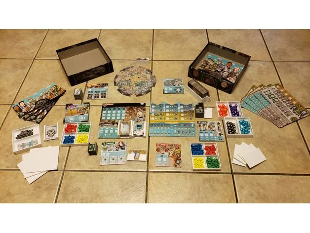 Circadians: First Light Board Game Organizer