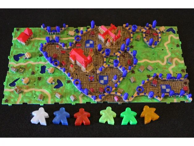 Rifraf 3D Carcassonne Expansion 1 Inns & Cathedrals