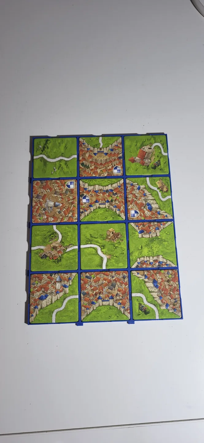 Carcassonne plate 3x4