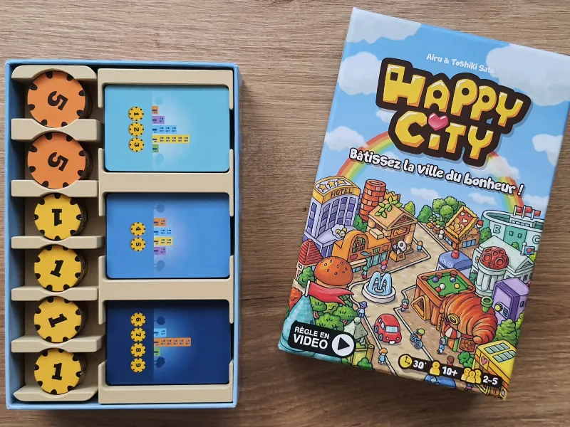 Game box insert "Happy City"