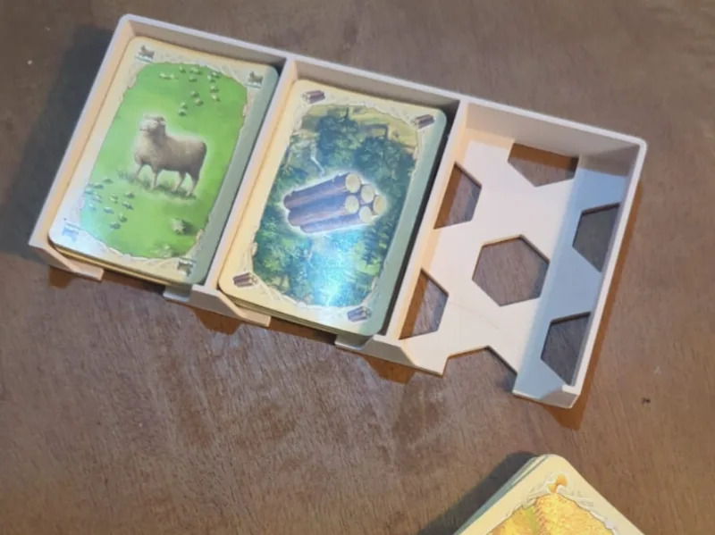 Catan (or other board games) card holder