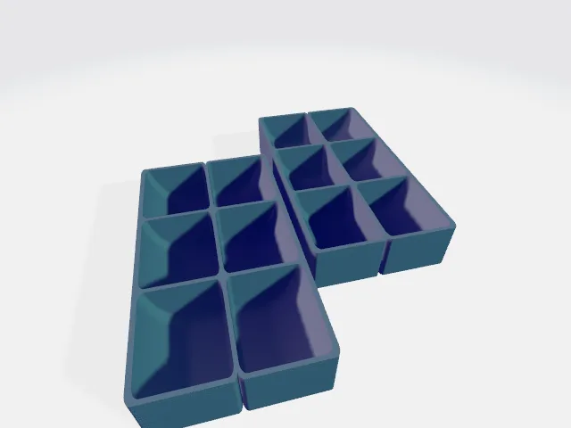 FlameCraft Board Game Organizer - Tokens Tray Remix