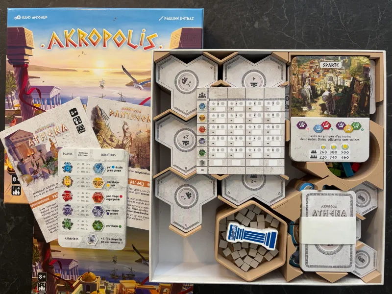 Akropolis insert + extensions Athena, Pantheon