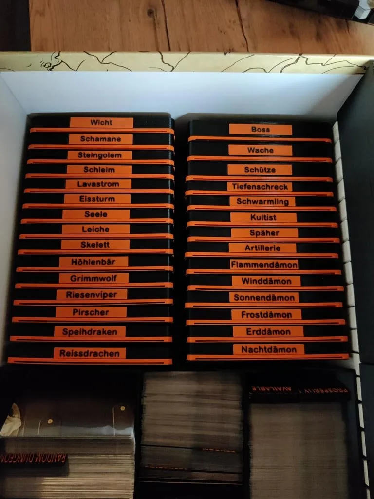 Gloomhaven Monsterbox Labels German