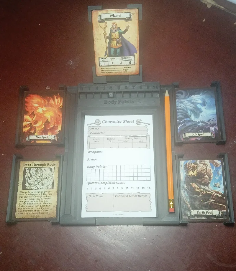 HeroQuest Tabletop Organiser