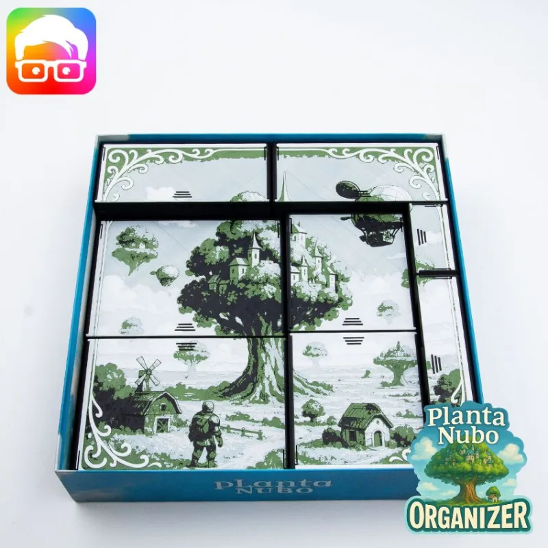 Planta Nubo board game organizer by @ammedia3d [tabletop board game inserts sku: PLNB001]