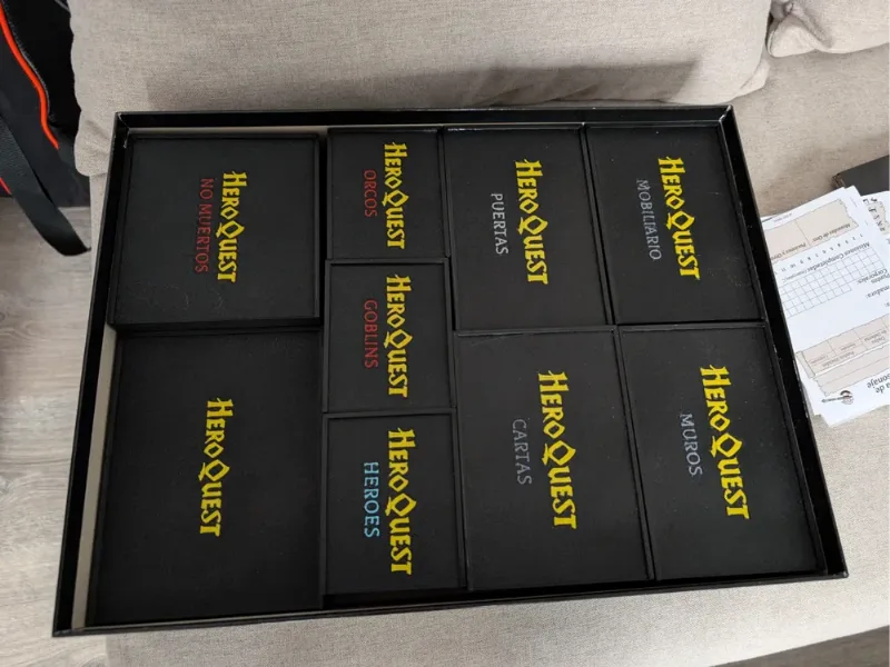 Heroquest 2021 Storage Box Solution - English